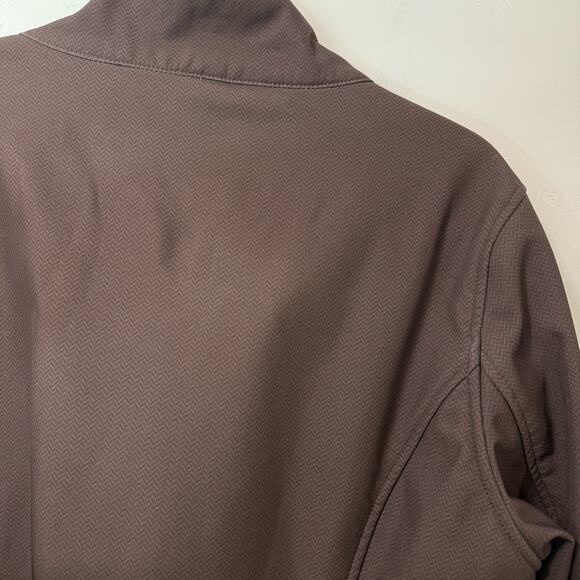 Cinch Women's Conceal Carry Bonded Jacket Brown XL Arm Logo Shell Full Zip - Picture 9 of 9